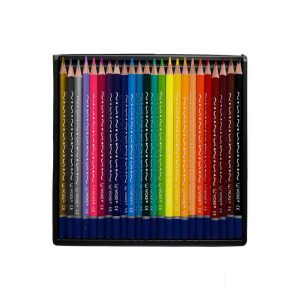 مداد رنگی24 رنگ(شش گوش) جعبه مقوایی ووک کد 9403-24