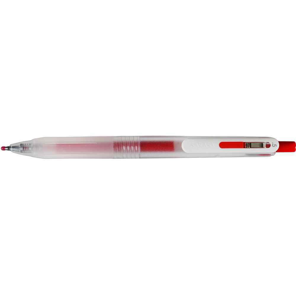 105004606_639201562712611595_red.jpg روان نویس فشاری ساراساکلیپ چیل قرمز شفاف 0/5 زبرا کدJJ118-R - Image 1