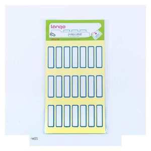 برچسب دورآبی سایز10*35میلیمتر4برگی لانگوکدK-421