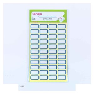 برچسب دورآبی سایز10*20میلیمتر4برگی لانگوکدK-444