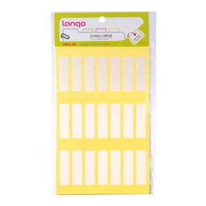 برچسب دورسفیدسایز10*35میلیمتر4برگی لانگوکدK-421