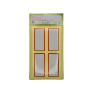 برچسب دورقرمز سایز30*65میلیمتر5برگی لانگوکدB-54