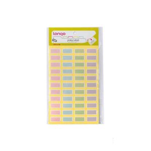 برچسب پاستلی سایز20*10میلیمتر4برگی لانگوکدK-444 یا کد055