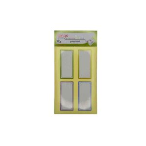 برچسب متالیک سایز65*30میلیمتر4برگی لانگوکدB-54