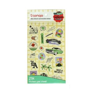 برچسب لانگو سری فانکیز طرح کالیفرنیا کدFU-020