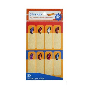 برچسب اسم فانتزی 4برگی لانگو طرح هات ویلز کد MI 017
