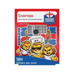 برچسب لانگو سری چارمیز WE ARE طرح انگلیس کدCH-022