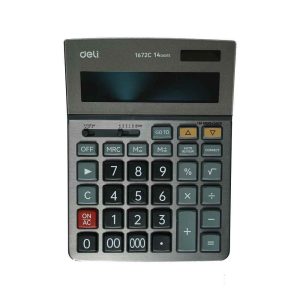 ماشین حساب رومیزی 3صفر14رقم دلی W1672C