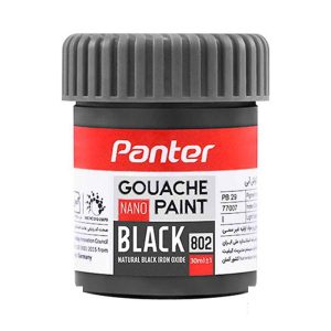 گواش تک رنگ مشکی پنترکد802
