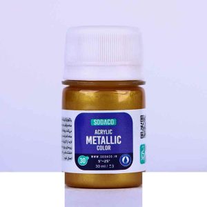 اکریلیک متالیک30میل سوداکو طلایی رویال کد00299
