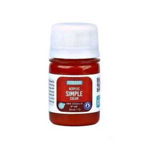 اکریلیک ساده30میل سوداکو زرشکی کد00301