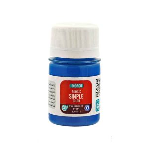 اکریلیک ساده30میل سوداکو آبی سرولین کد00315