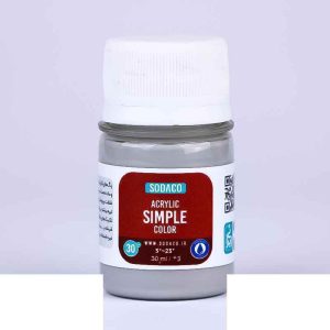 اکریلیک ساده30میل سوداکو طوسی کد00395