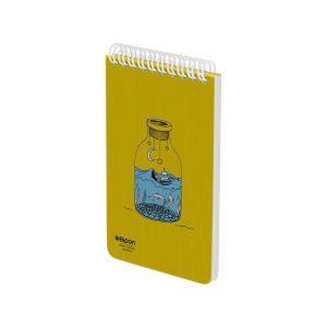 دفتریادداشت 80برگ 100*150سیمی جلدطلق فانتزی الیپون کد266