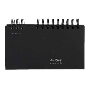 دفتریادداشت تودولیست (کاغذ مشکی) 2تکه 210*110 برگ سری پیور بیوتی کد70705