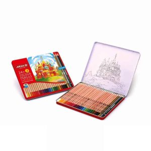 مدادرنگی3+24رنگ جعبه فلزی آریا کد3022ـ3095