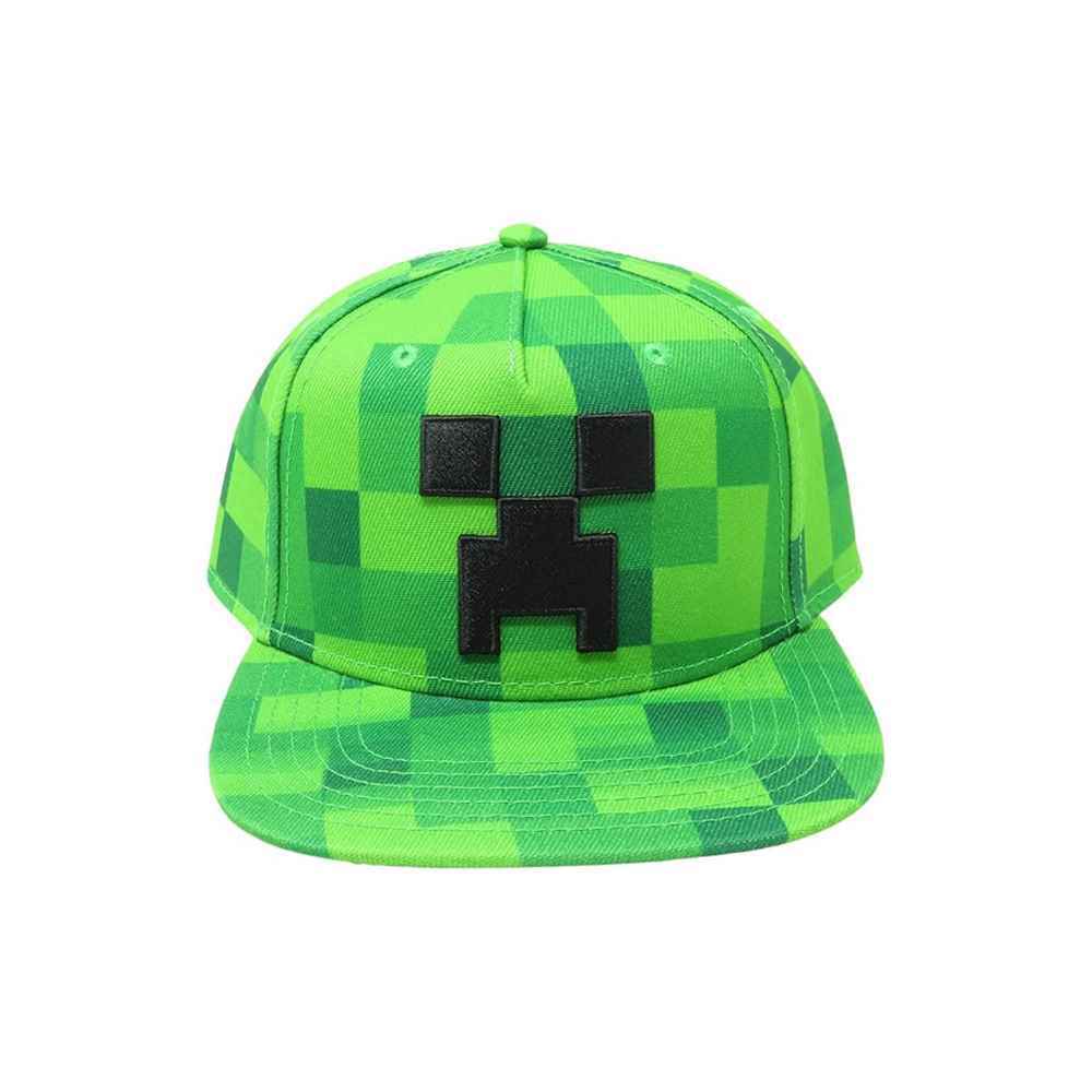 166006206_639197192366597120_01-1.jpg کلاه کپ ماینکرافت طرح Creeper کد01 - Image 1