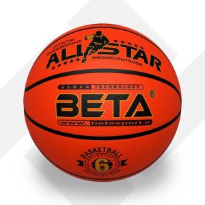 توپ بسکتبال PBR6 لاستیکی نمره 6 بتا (30)