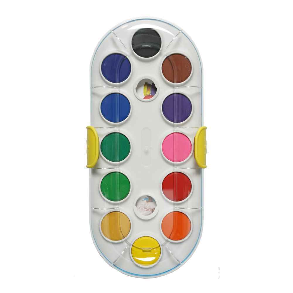 7b1a1920-cb16-445e-8f4f-f7aed3c92163.jpg آبرنگ12رنگ حرفه ای / آرتیست بیضی اسکول فنز کد92421 - Image 1