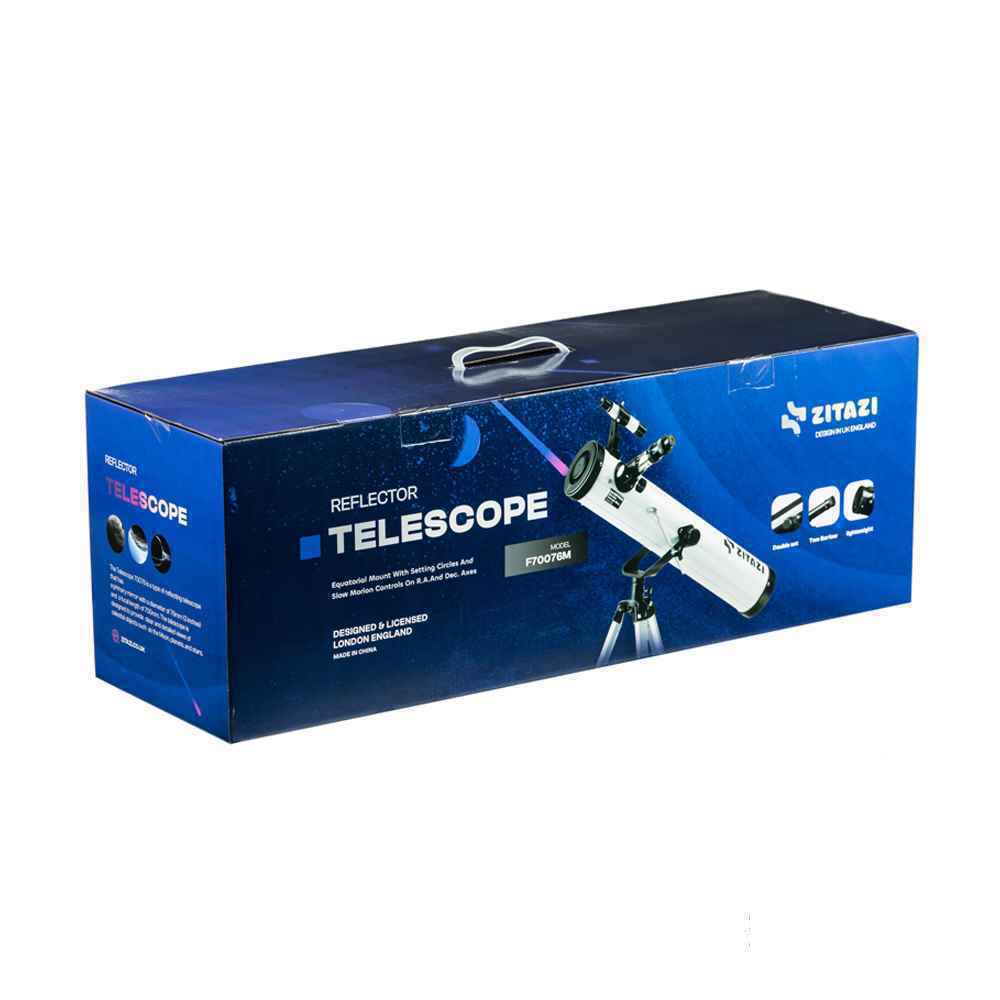 d4f169c5-08ba-46d9-a047-3446348e4092.jpg تلسکوپ زیتازی سفید کدF70076 NEW - Image 1
