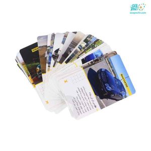 کارت بازی مشخصات اتومبیل دکمه 36 عددی