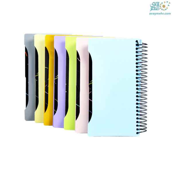 CREATOR: gd-jpeg v1.0 (using IJG JPEG v80), quality = 90 دفتر یادداشت 100 برگ طلقی دیوایدردار 8016 کیمیا - Image 1