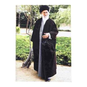 تابلو شاسی رومیزی طرح رهبر شهید 12*17 کد 4