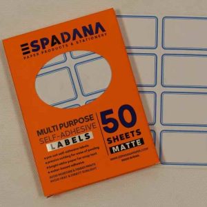 برچسب 8 عددی دورآبی 35*50 میلیمتر کد 110 اسپادانا (50 برگی)