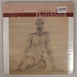 دفتر طراحی 60 برگ خشتی کاغذ سفید پاپی (تک جلدی)