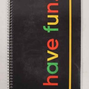 دفتر 60 برگ دوخط فنری N80.02 گل یا پوچ (تک جلدی)
