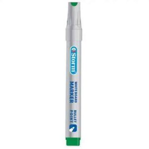 ماژیک وایت برد سبز نوک تخت HL-340794 استورم (12عددی)